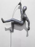 Ancizar Marin Sculptures  Ancizar Marin Sculptures  Climber #23 (Pewter)